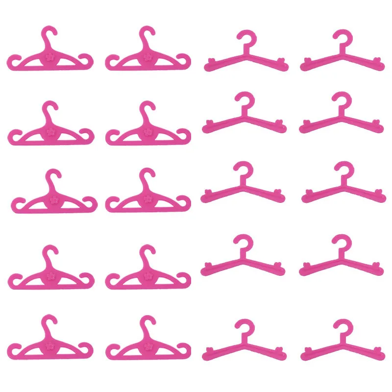 20 Pcs / Lot Cute Mini Mixed Plastic Pink Hangers Dolls Accessories For Barbies Doll
20 Pcs / Lot Cute Mini Mixed Plastic Pink Hangers Dolls Accessories For Barbies Doll