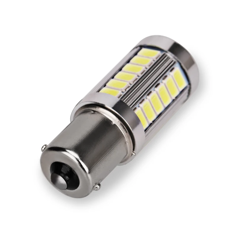 Две лампы высокого качества 1156 BA15S P21W smd красный белый Янтарный Автомобильные