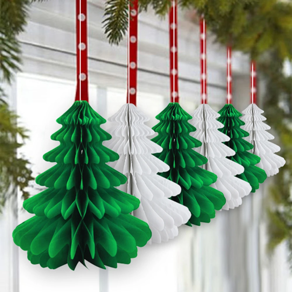 6pcs 27cm Christmas Tree Honeycombs Tissue Paper Trees Centerpiece Table Center For Home Birthday Christmas Decoration Supplies
6pcs 27cm Christmas Tree Honeycombs Tissue Paper Trees Centerpiece Table Center For Home Birthday Christmas Decoration Supplies