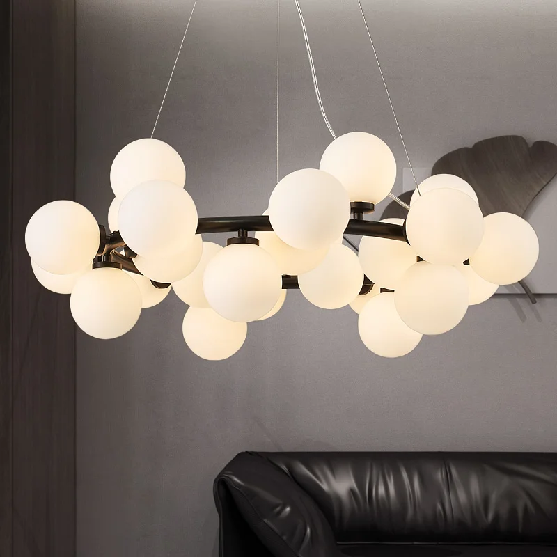 Magic Bean Pendant Lamp Modern LED Pendant Lights fisture For Living Room Dining Room G4 Gold /Black Light Body White Glass Pend
Magic Bean Pendant Lamp Modern LED Pendant Lights fisture For Living Room Dining Room G4 Gold /Black Light Body White Glass Pend