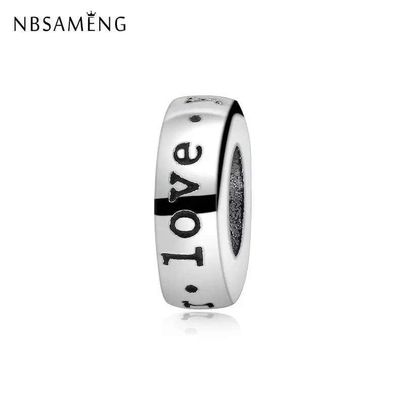 Original Silver Plated Bead Love You Forever Spacer Charm Fit Bracelets Necklace DIY Women Jewelry
Original Silver Plated Bead Love You Forever Spacer Charm Fit Bracelets Necklace DIY Women Jewelry