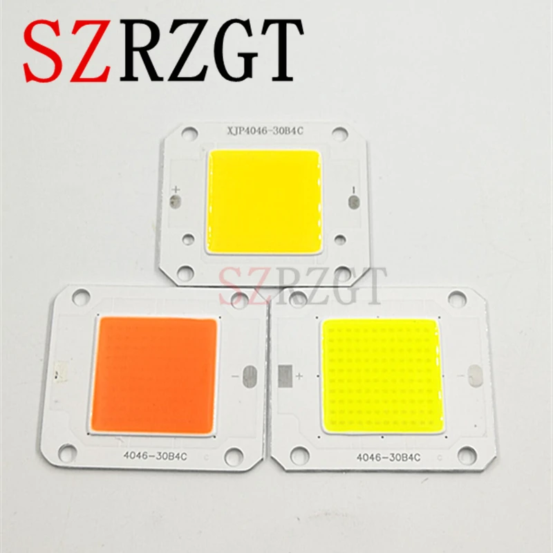 LED 50 Вт полный 400-840нм/теплый белый/холодный белый Светодиодный чип COB встроенный