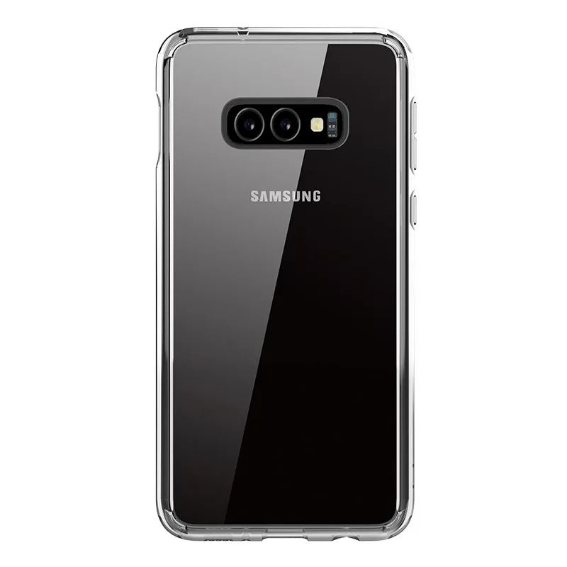 Прозрачный силиконовый чехол для samsung Galaxy S10 плюс телефона задняя крышка S10E
