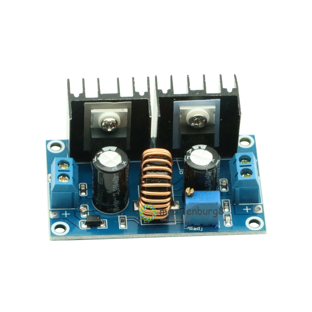 XL4016 PWM Регулируемый понижающий модуль платы 4-36 в до 1,25-36 в, максимальный понижающий преобразователь 8A 200 Вт, источник питания
XL4016 PWM Регулируемый понижающий модуль платы 4-36 в до 1,25-36 в, максимальный понижающий преобразователь 8A 200 Вт, источник питания