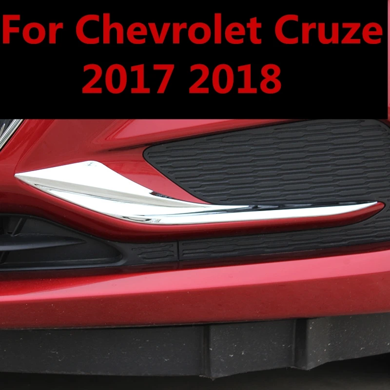 Для Chevrolet Cruze 2017 2018 хром ABS передняя противотуманная фара рамка декоративная