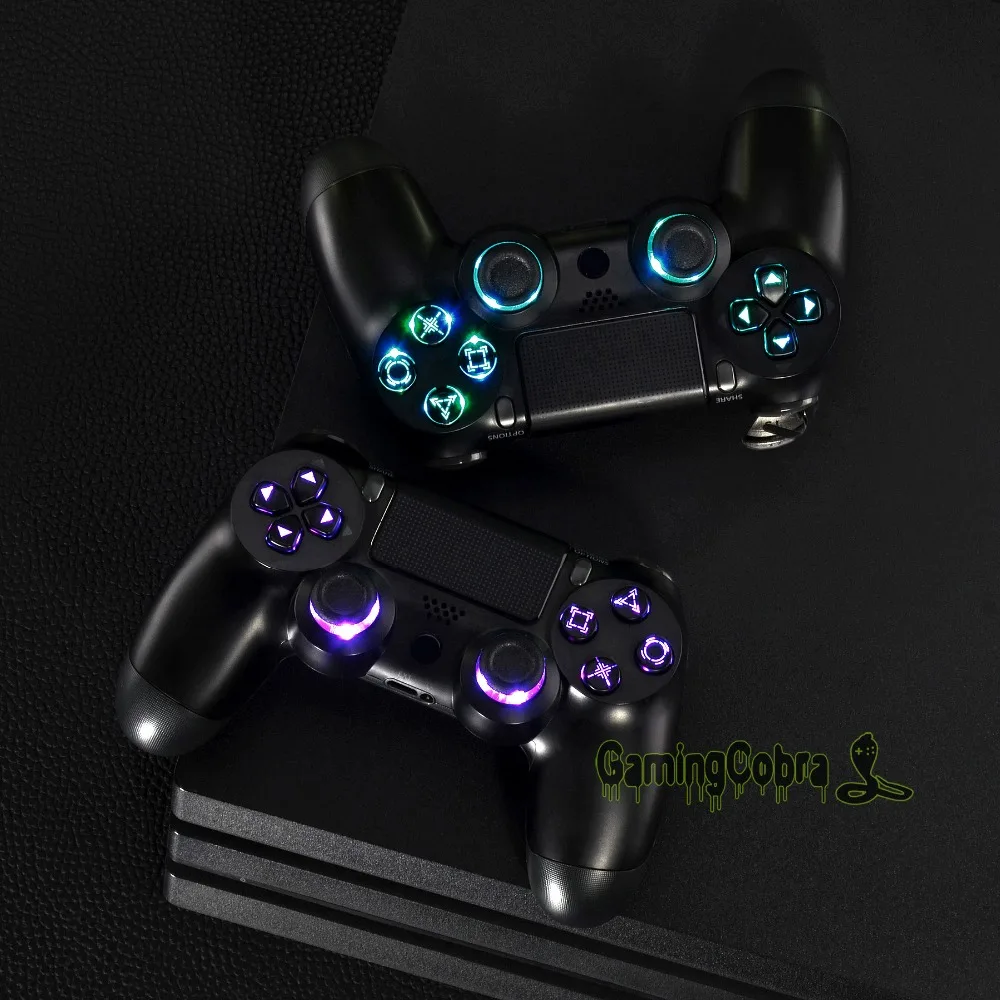 Multi-colors Luminated D-pad Thumbsticks Face Buttons (DTF) LED Kit for PS4 Controller Touch Control - P4SJ0001GC
Multi-colors Luminated D-pad Thumbsticks Face Buttons (DTF) LED Kit for PS4 Controller Touch Control - P4SJ0001GC