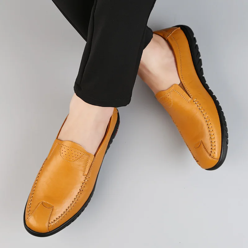2021 New Style Men's Shoes Casual Genuine Leather Cow Loafers Male Big Size Slip On Shoe Man Flat Driving Shoes For Men Hot Sale
2021 New Style Men's Shoes Casual Genuine Leather Cow Loafers Male Big Size Slip On Shoe Man Flat Driving Shoes For Men Hot Sale