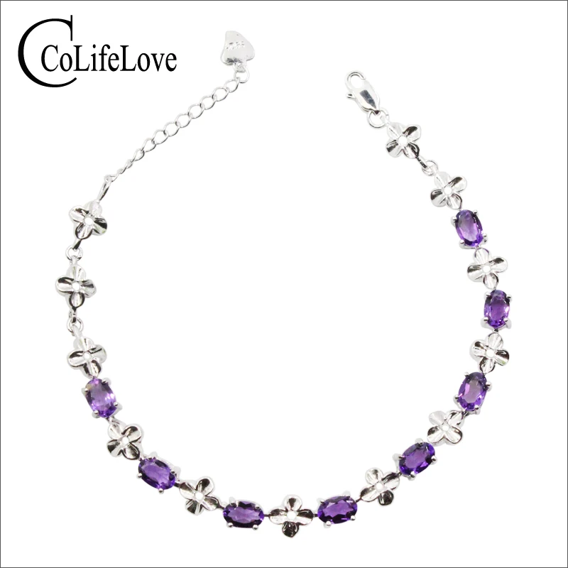 CoLife Jewelry Fashion Amethyst Bracelet for Wedding 8 Pieces Natural Amethyst Bracelet 925 Sterling Silver Amethyst Jewelry
CoLife Jewelry Fashion Amethyst Bracelet for Wedding 8 Pieces Natural Amethyst Bracelet 925 Sterling Silver Amethyst Jewelry