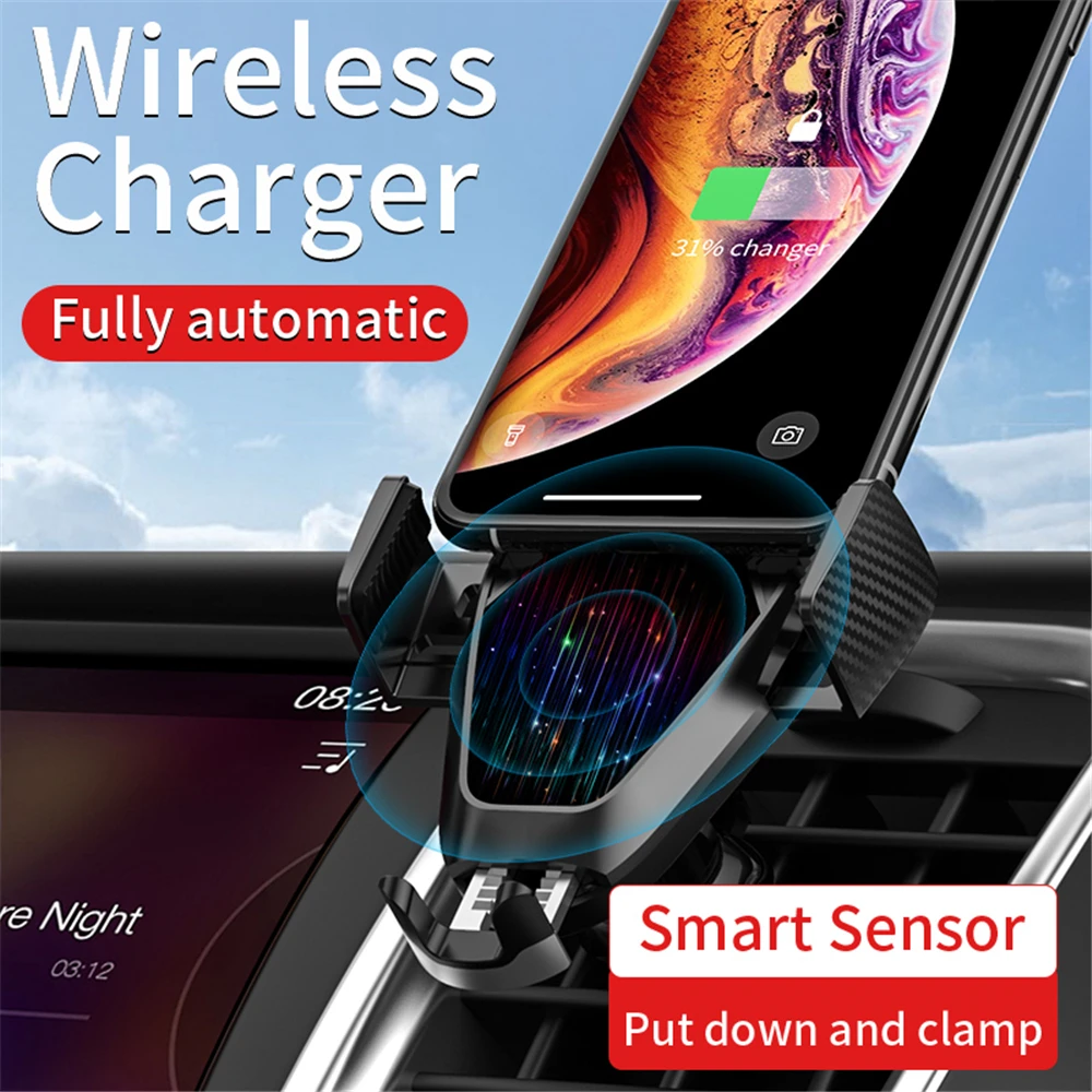 New Infrared Induction Fully Automatic Intelligent Sensor Seat Bracket QI Wireless Charging GPS Mobile Phone Seat Bracket
New Infrared Induction Fully Automatic Intelligent Sensor Seat Bracket QI Wireless Charging GPS Mobile Phone Seat Bracket
