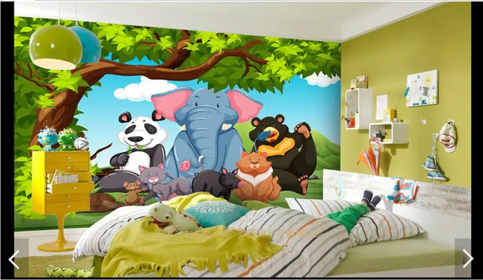 Custom photo wallpaper 3d wall murals wallpaper Cartoon elephant panda children room background wall papers for living room
Custom photo wallpaper 3d wall murals wallpaper Cartoon elephant panda children room background wall papers for living room