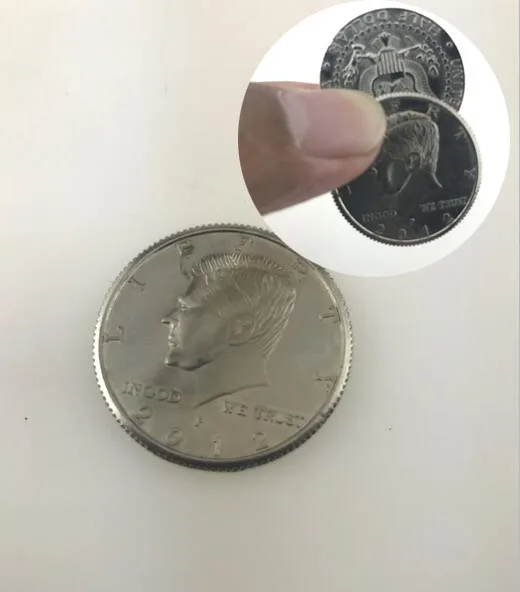 Magnetic Flipper Coin Butterfly Coin(USD half Dollar Copy) Magic Tricks Magician Accessories Close Up Props Gimmick Appear Magia
Magnetic Flipper Coin Butterfly Coin(USD half Dollar Copy) Magic Tricks Magician Accessories Close Up Props Gimmick Appear Magia
