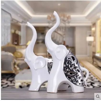 Beautiful pair of modern ceramic animal elephant crafts, home office living room decorations, birthday wedding gifts
Beautiful pair of modern ceramic animal elephant crafts, home office living room decorations, birthday wedding gifts