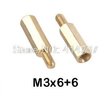 Brass Screws 200Pcs/lot High Quality M3*6 Male to Female Brass Standoff Spacer Thread Lengten 6mm
Brass Screws 200Pcs/lot High Quality M3*6 Male to Female Brass Standoff Spacer Thread Lengten 6mm