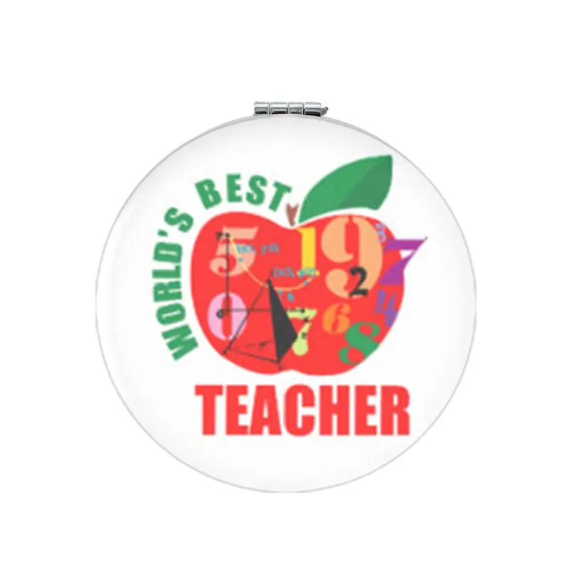 JWEIJIAO Best teacher Folding Compact mirror Hand Mirror happy teachre' day pocket mirror for girls History teacher espejo FQ476
JWEIJIAO Best teacher Folding Compact mirror Hand Mirror happy teachre' day pocket mirror for girls History teacher espejo FQ476