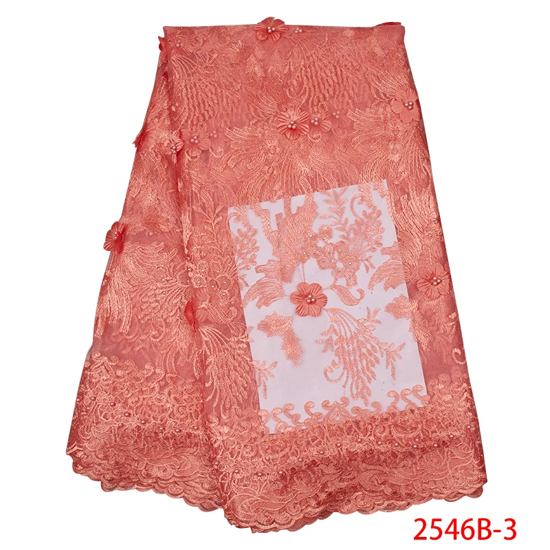 French Lace Fabric 3D Applique Embroidered African Nigerian Tulle Net Lace Fabric with Stones for Wedding KS2546B-3
French Lace Fabric 3D Applique Embroidered African Nigerian Tulle Net Lace Fabric with Stones for Wedding KS2546B-3
