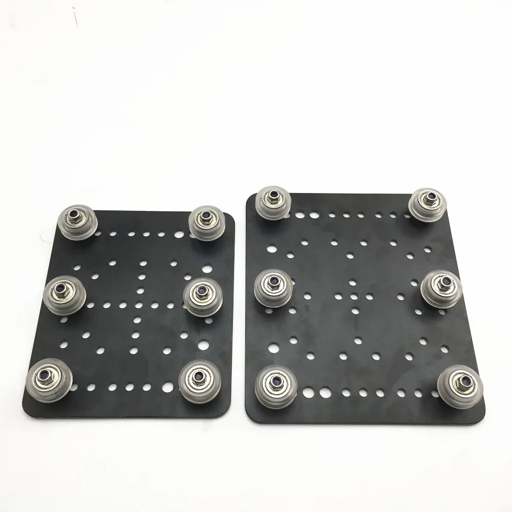 Assembled OpenRail Gantry Plate Kit with Polycarbonate V wheels aluminum plate slide aluminium plate 20mm 40mm 80mm
Assembled OpenRail Gantry Plate Kit with Polycarbonate V wheels aluminum plate slide aluminium plate 20mm 40mm 80mm
