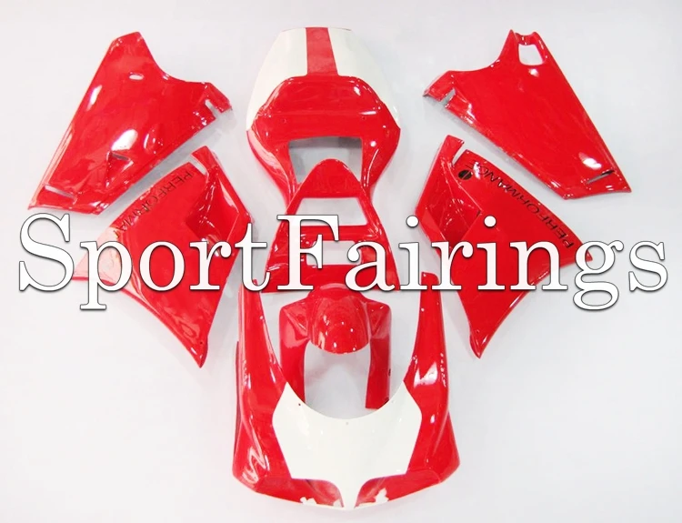 

Full Fairings Fit DUCATI 996 748 916 998 Year 96 - 02 1996 1998 2000 2001 2002 ABS Motorcycle Fairing Kit Bodywork Red White New