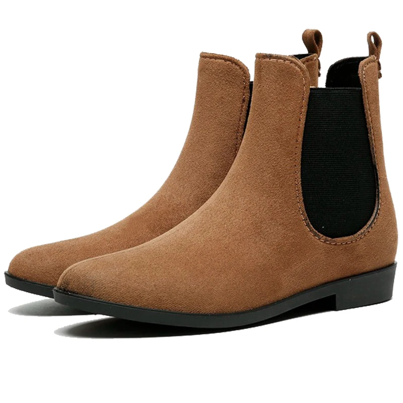2018 new U-shaped adult women boots waterproof non-slip short elastic band ankle boots ladies Chelsea boots flocking shoes
2018 new U-shaped adult women boots waterproof non-slip short elastic band ankle boots ladies Chelsea boots flocking shoes