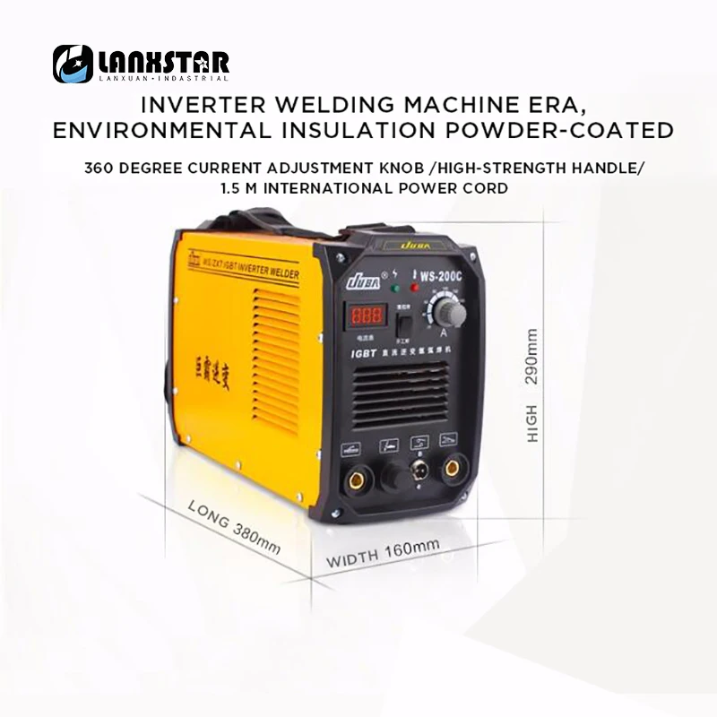 Lanxstar Variable Frequency Arc Three-in-one Inverter Welding Machine TIG/MMA DC Argon Welding Machine Plasma
Lanxstar Variable Frequency Arc Three-in-one Inverter Welding Machine TIG/MMA DC Argon Welding Machine Plasma
