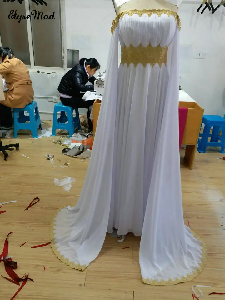 Real Photo Sheath Bat Sleeves Middle East Muslim Women Girl Strapless Chiffon Gold Appliques Prom Eveing Formal Gown Dresses
Real Photo Sheath Bat Sleeves Middle East Muslim Women Girl Strapless Chiffon Gold Appliques Prom Eveing Formal Gown Dresses