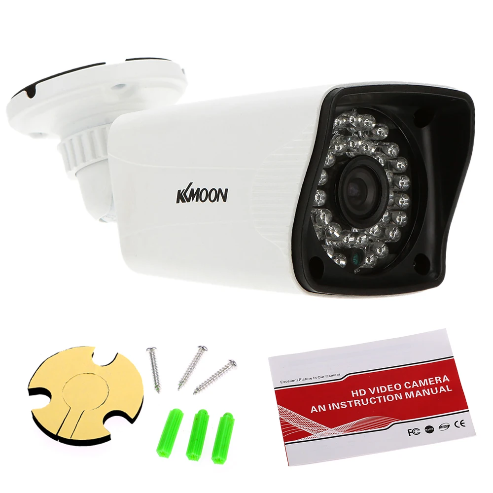 

KKmoon 1/3 "CMOS IR-CUT 1200TVL Водонепроницаемая камера видеонаблюдения домашняя система наблюдения PAL