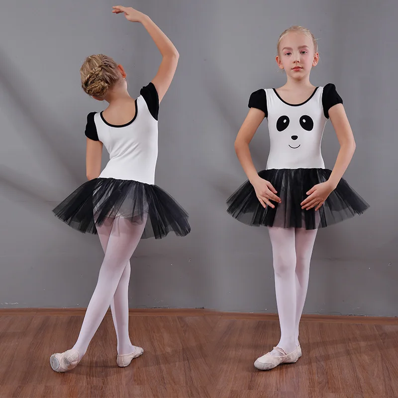 Girls Ballet Dancing Dress Female Ballet Costume Girl Panda Dance Costume Short Sleeve Girl Dancing Skirt Dance Costume D0790
Girls Ballet Dancing Dress Female Ballet Costume Girl Panda Dance Costume Short Sleeve Girl Dancing Skirt Dance Costume D0790
