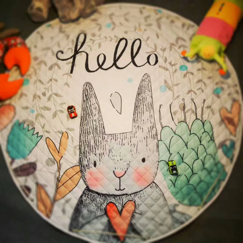 Baby Kids Cute Large Cartoon Toys Storage Bag Play Mat Gym Mat Round Children Playmats Floor Carpet Outdoor Picnic Mat
Baby Kids Cute Large Cartoon Toys Storage Bag Play Mat Gym Mat Round Children Playmats Floor Carpet Outdoor Picnic Mat