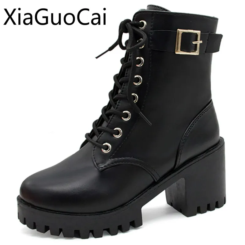 Winter Warm Women Martin Boots British Wind Platform Female Winter Boots Wild High-heeled Women's Boots
Winter Warm Women Martin Boots British Wind Platform Female Winter Boots Wild High-heeled Women's Boots