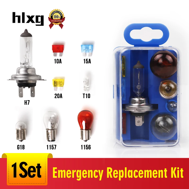 HLXG 55W H7 галогенная 1156 12V 21W 1157 Автомобильная Хвостовая лампа тормозной светильник s