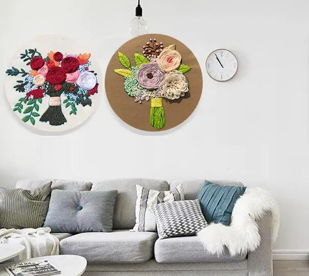 20x20cm Flower Shop Plant Series European embroidery kit simple three-dimensional embroidery Ribbon kit embroidery needlework
20x20cm Flower Shop Plant Series European embroidery kit simple three-dimensional embroidery Ribbon kit embroidery needlework