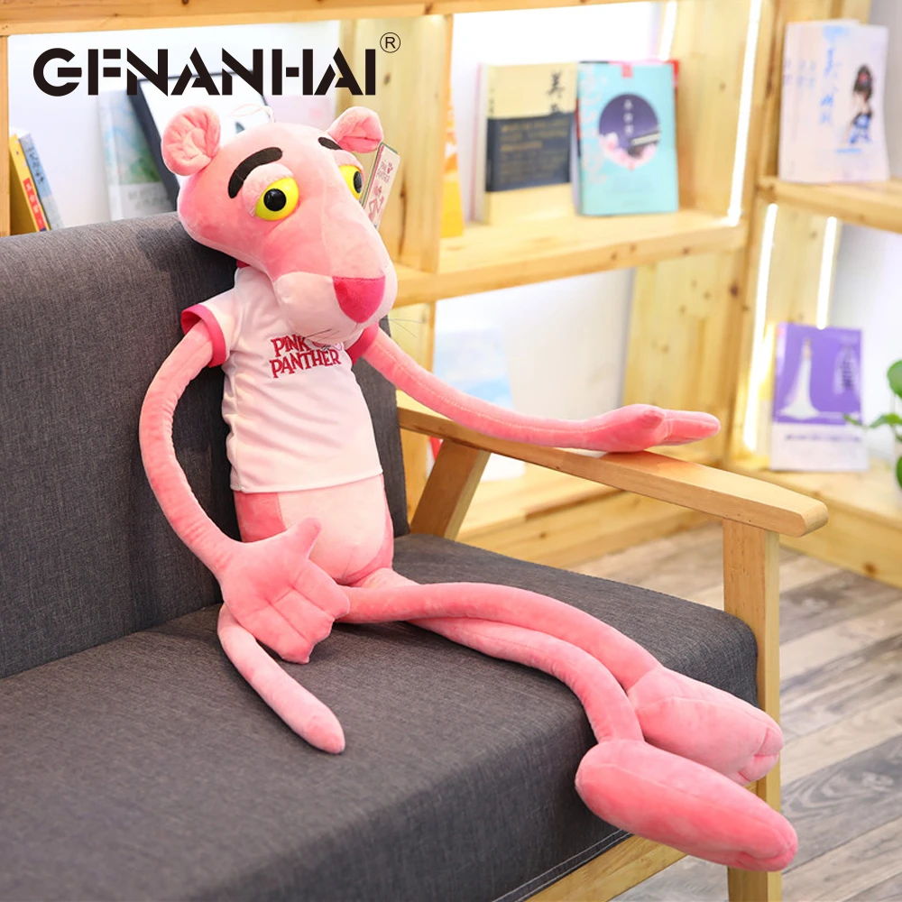 1 шт. 55 см kawaii Розовая пантера с одеждой плюшевая игрушка мягкие куклы животными