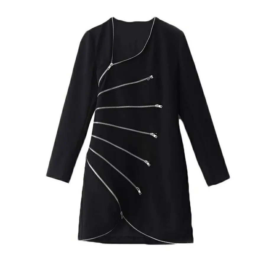 High Quality Runway Designer Dress 2019 Autumn Spring Women Vintage Zipper Long Sleeve Slim Pencil Dress Vestidos
High Quality Runway Designer Dress 2019 Autumn Spring Women Vintage Zipper Long Sleeve Slim Pencil Dress Vestidos