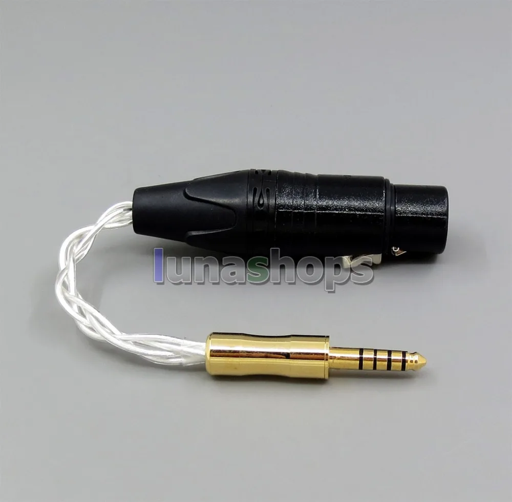 LN006087 Pure Silver Shielding 4pin xlr Female to 4.4mm Male adapter Converter cable for Sony PHA-2a TA-ZH1ES NW-WM1Z NW-WM
LN006087 Pure Silver Shielding 4pin xlr Female to 4.4mm Male adapter Converter cable for Sony PHA-2a TA-ZH1ES NW-WM1Z NW-WM
