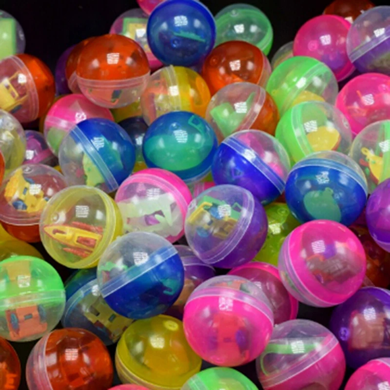 10pcs/5pcs Kids Gift Transparent Plastic Surprise Ball Capsules Toy With Inside Different Figure For Vending Machine | Игрушки и хобби