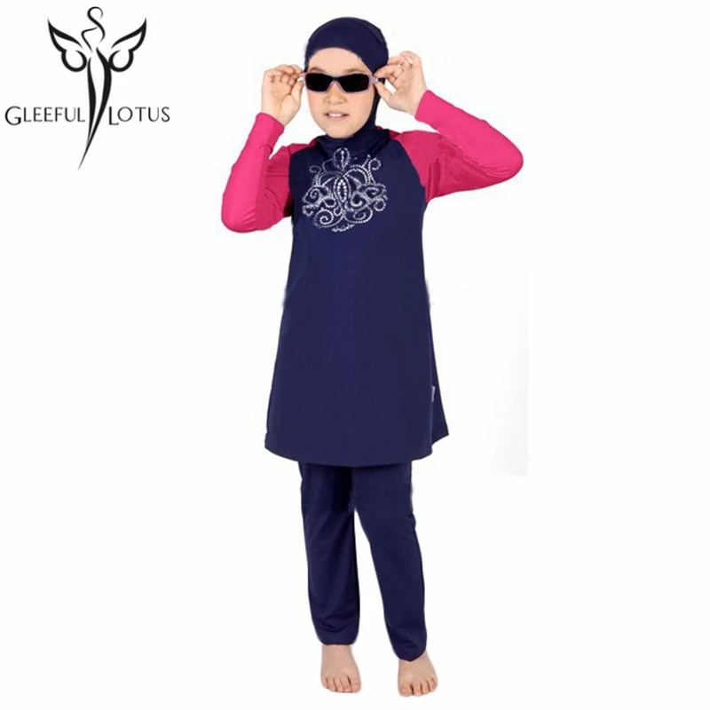 girls muslim swimwear islamic Kid swimsuit full coverage children bathing suits high neck bikini Female Suit women biquini
girls muslim swimwear islamic Kid swimsuit full coverage children bathing suits high neck bikini Female Suit women biquini