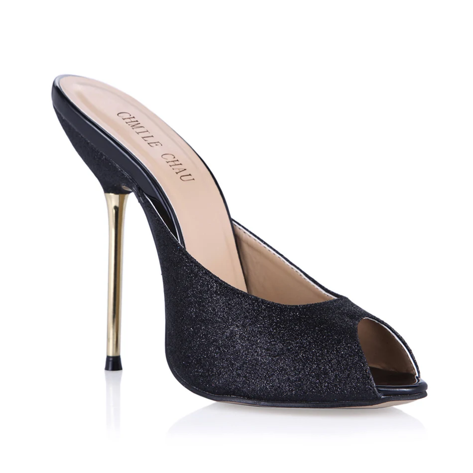 Sexy Glitter Bridal Wedding Stiletto Iron Heel Women Slide Sandal Scarpe Donna Sandalias Tacco Alto Spillo Matrimonio YJ3845-FA8
Sexy Glitter Bridal Wedding Stiletto Iron Heel Women Slide Sandal Scarpe Donna Sandalias Tacco Alto Spillo Matrimonio YJ3845-FA8