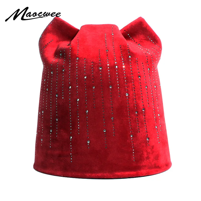 Pure Color Beanie Hat With Artificial Diamond Warm Knitted Cap Autumn And Winter Fashion Beanies Hat Bright And Beautiful Caps
Pure Color Beanie Hat With Artificial Diamond Warm Knitted Cap Autumn And Winter Fashion Beanies Hat Bright And Beautiful Caps