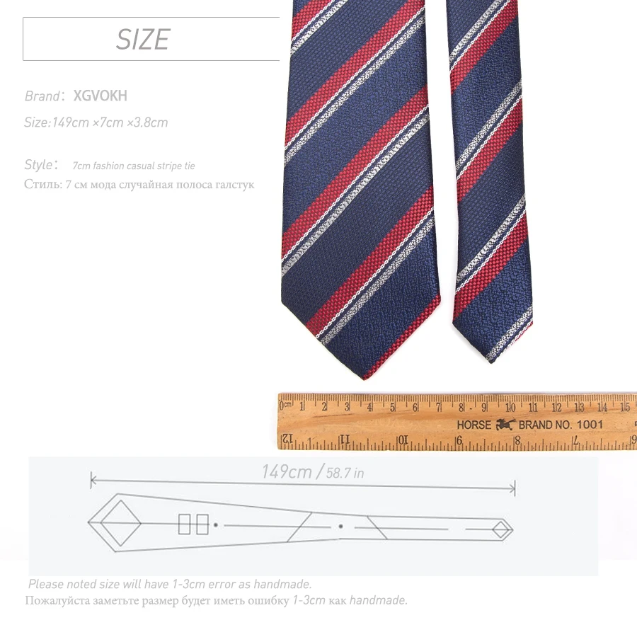 Xgvokh Men Fashion Ties Luxury Business Neck Tie Striped for Formal Bowtie Wedding Party Gifts Gravatas Male Shirt Dress Necktie
Xgvokh Men Fashion Ties Luxury Business Neck Tie Striped for Formal Bowtie Wedding Party Gifts Gravatas Male Shirt Dress Necktie