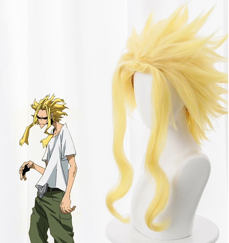 My Hero Academia All Might Cosplay Wig Yagi Toshinori Wig + Hair Boku no Hero Academia Cap Heat Resistant Synthetic Hair
My Hero Academia All Might Cosplay Wig Yagi Toshinori Wig + Hair Boku no Hero Academia Cap Heat Resistant Synthetic Hair