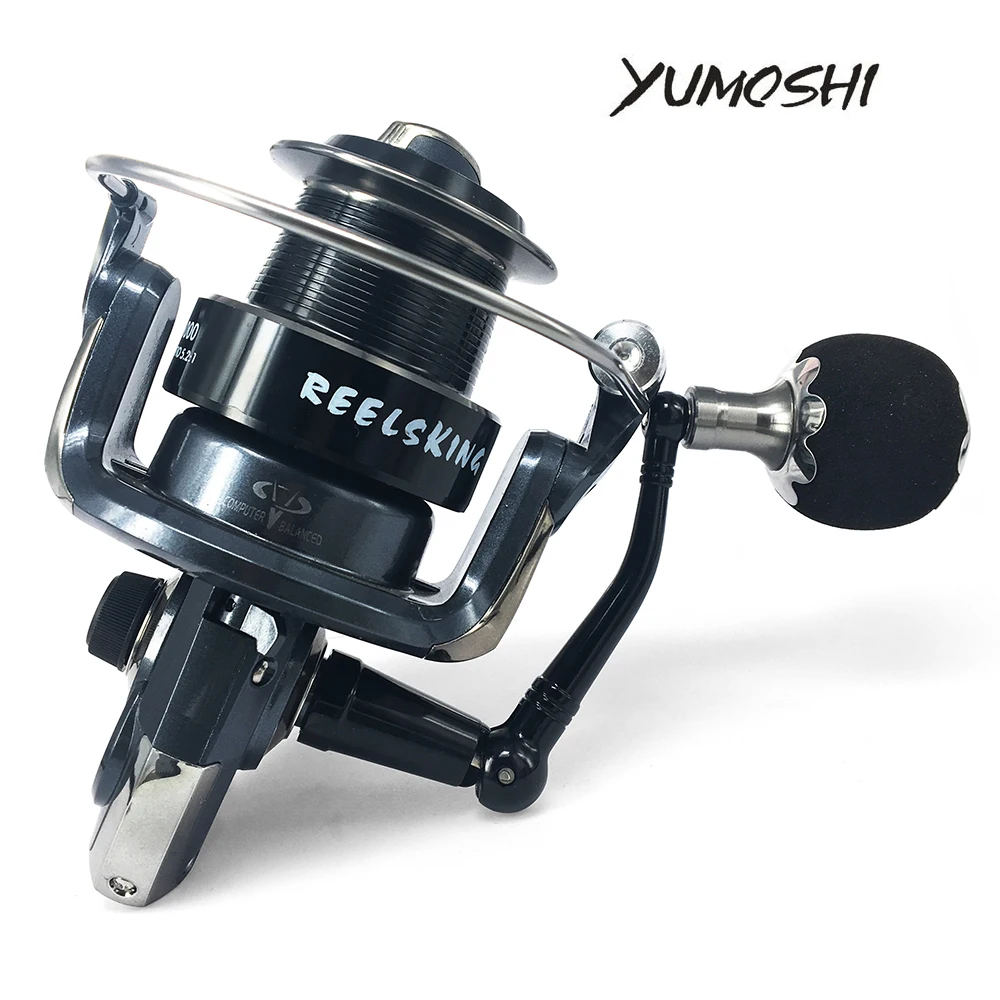 Рыболовная катушка YUMOSHI MR4000/5000/6000/7000 13 + 1 шарикоподшипник для спиннинга 5 2: большая