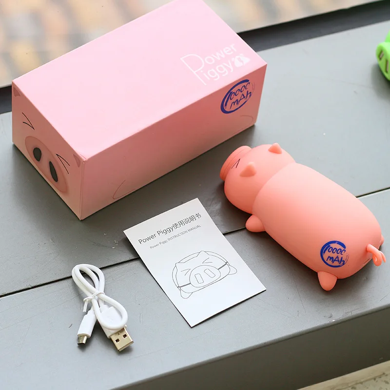 New 10000mah Lovely pig Power Bank Portable Powerbank Battery pig Cartoon Design Charge For iphone5 6s xiaomi mi5
New 10000mah Lovely pig Power Bank Portable Powerbank Battery pig Cartoon Design Charge For iphone5 6s xiaomi mi5
