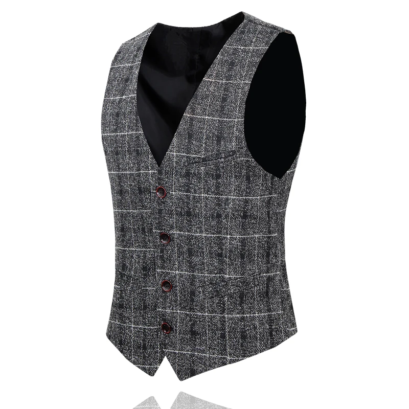 Black Men Plaid Vest Slim Design Dress Vest Men Asian Size S M L XL XXL XXXL 4XL 5XL Leisure Waistcoat Men
Black Men Plaid Vest Slim Design Dress Vest Men Asian Size S M L XL XXL XXXL 4XL 5XL Leisure Waistcoat Men
