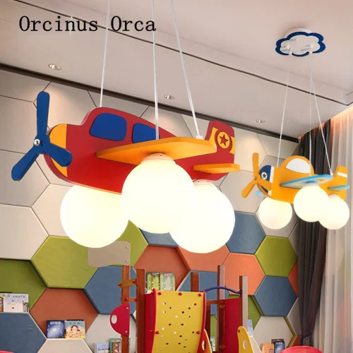Creative Cartoon Colorful Solid Wood Aircraft Chandelier Boys and Girls Bedroom Children's Room Lamp LED Decorative Chandelier
Creative Cartoon Colorful Solid Wood Aircraft Chandelier Boys and Girls Bedroom Children's Room Lamp LED Decorative Chandelier
