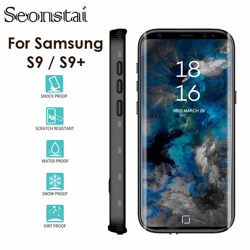 Водонепроницаемый чехол для Samsung Galaxy S9 герметичный водонепроницаемый дайвинга