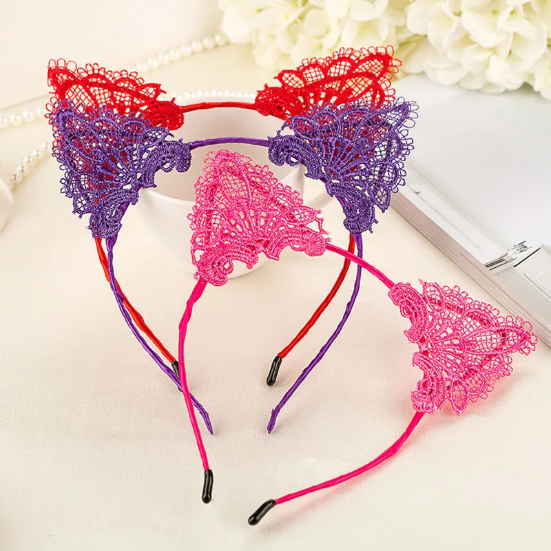 LNRRABC Women Girls Cute Headband Sexy Fashion Hollow Lace Cat Ear Bezel Hairband Hair Accessories Gift Party Cosplay
LNRRABC Women Girls Cute Headband Sexy Fashion Hollow Lace Cat Ear Bezel Hairband Hair Accessories Gift Party Cosplay