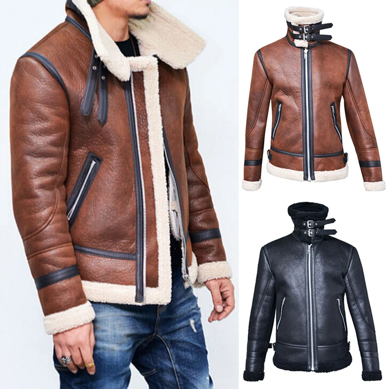 Vogue Nice New Fashion Winter Mens Coat Costume Leather Coat Jacket Cosplay PU Faur Jacket Long-sleeve Winter Outerwear Coats
Vogue Nice New Fashion Winter Mens Coat Costume Leather Coat Jacket Cosplay PU Faur Jacket Long-sleeve Winter Outerwear Coats