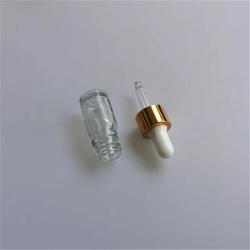 Wholesale 5ml Transparent Clear Mini Glass Dropper Bottle Esssentail Oil Packaging e liquid 24pcs/lot | Дом и сад
