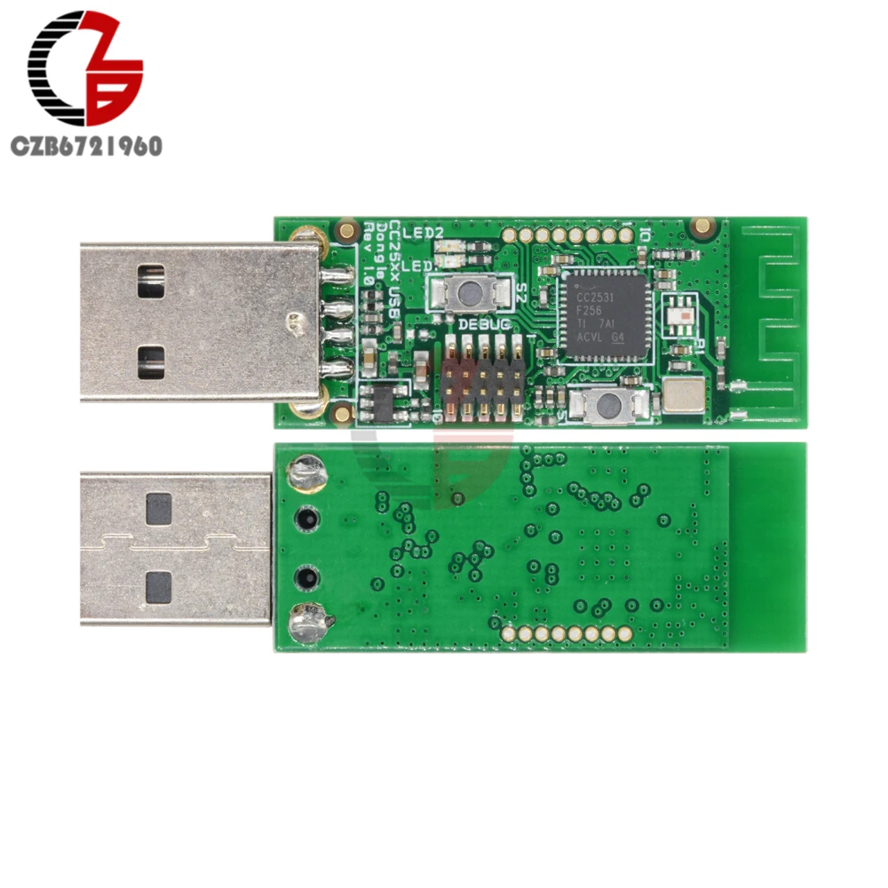 Wireless Zigbee CC2531 Sniffer Bare Board Packet Protocol Analyzer Module USB Interface Dongle Capture Packet
Wireless Zigbee CC2531 Sniffer Bare Board Packet Protocol Analyzer Module USB Interface Dongle Capture Packet