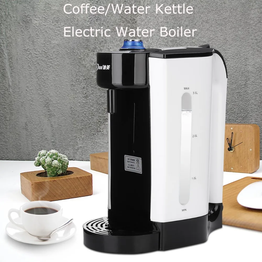 3L Electric Water Boiler Instant Heating Electric Kettle Water Dispenser Adjustable Temperature Coffee Tea Maker Office 2000W
3L Electric Water Boiler Instant Heating Electric Kettle Water Dispenser Adjustable Temperature Coffee Tea Maker Office 2000W