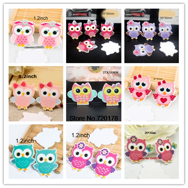 30pcs/50pcs cartoon owl plastic flat back planar resin for DIY Craft Supplies 1.2inch JOR16
30pcs/50pcs cartoon owl plastic flat back planar resin for DIY Craft Supplies 1.2inch JOR16